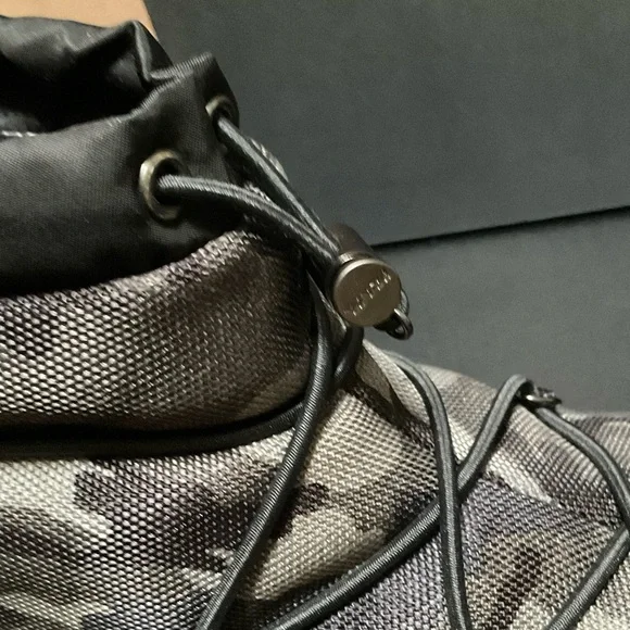 Prada Nylon Camo Boots | Luxury Streetwear Winter Shoes - Picture 10 of 15